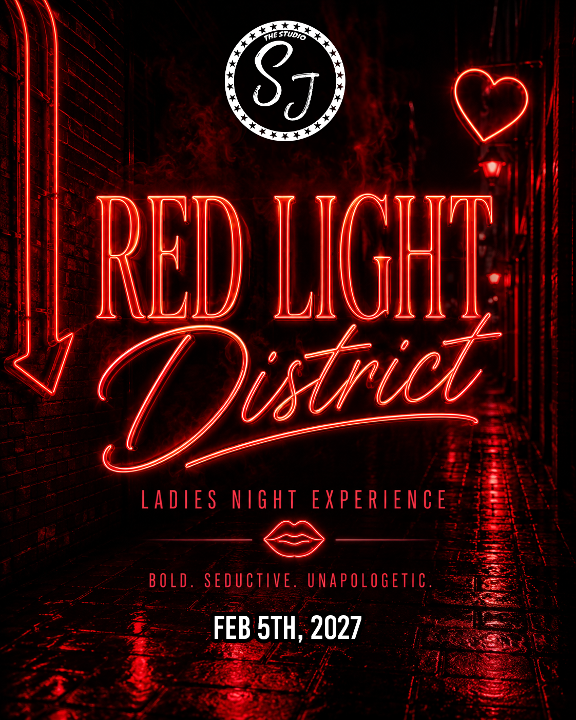 Red Light District – Ladies Night Experience – February 5, 2027